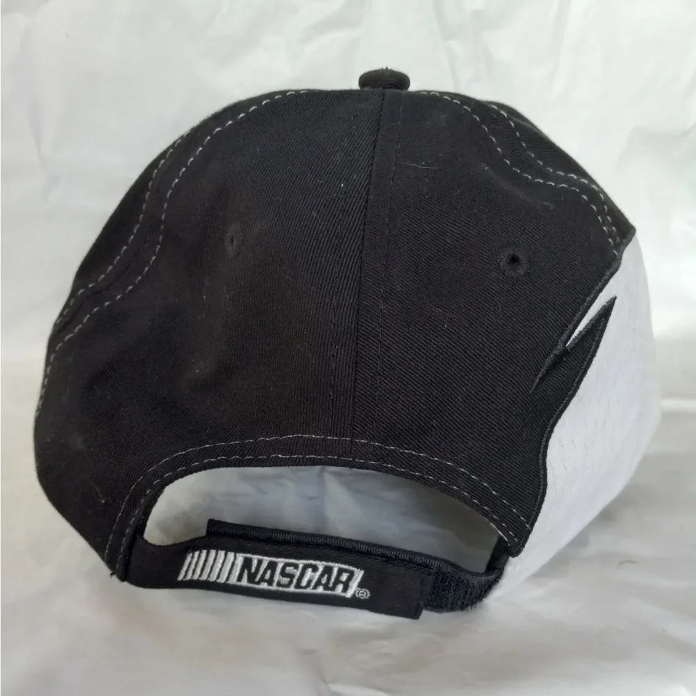 Talladega Super Speedway Black and White Hat Cap